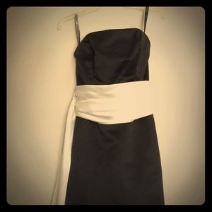 Black and white formal dress!